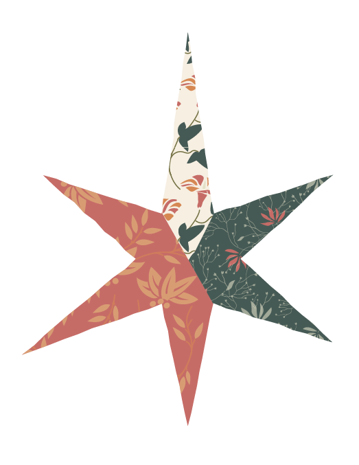 Quilt Pattern six point star