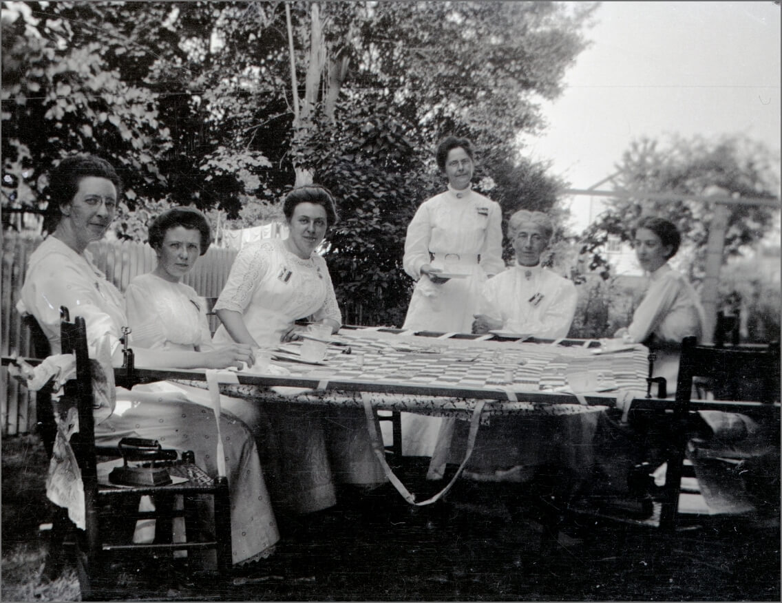 Old photo with women